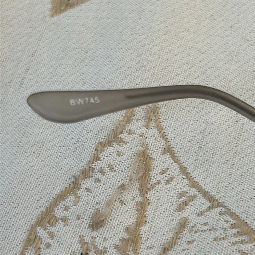 NWT J. Crew Men's Oval-Frame Sunglasses Gunmetal Purple Gradient